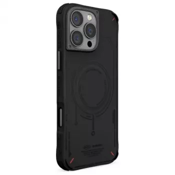SKINARMA Mecha tok Apple iPhone 16 Pro Max 6,9 inch készülékhez, mágneses töltés, fekete