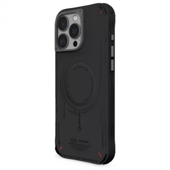 SKINARMA Mecha tok Apple iPhone 16 Pro Max 6,9 inch készülékhez, mágneses töltés, fekete