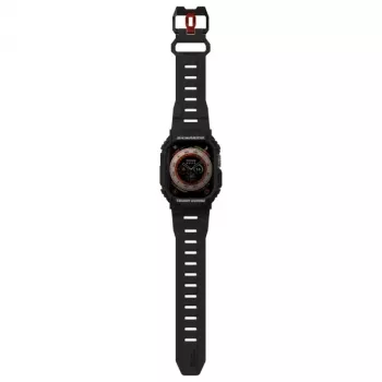 Skinarma Mecha 2 az 1-ben tok és szíj Apple Watch Ultra 49mm-hez - fekete