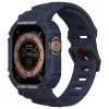 SKINARMA Mecha 2 az 1-ben tok szíjjal Apple Watch Ultra 49mm-hez sötétkék