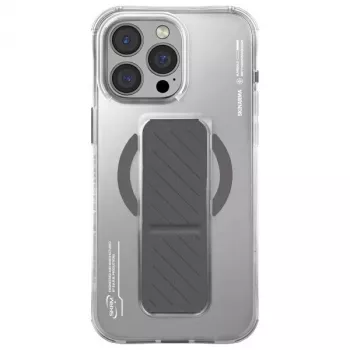Skinarma Axon tok iPhone 16 Pro 6,3 inch készülékhez, mágneses töltés + markolattartó, titán