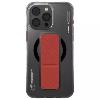 Skinarma Axon tok iPhone 16 Pro Max 6,9 inch készülékhez, mágneses töltés + markolattartó, fekete