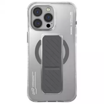 Skinarma Axon tok iPhone 16 Pro Max 6,9 inch készülékhez, mágneses töltés + markolattartó, titán