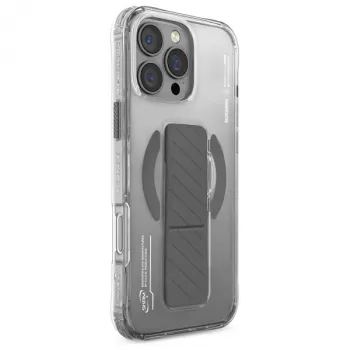 Skinarma Axon tok iPhone 16 Pro Max 6,9 inch készülékhez, mágneses töltés + markolattartó, titán
