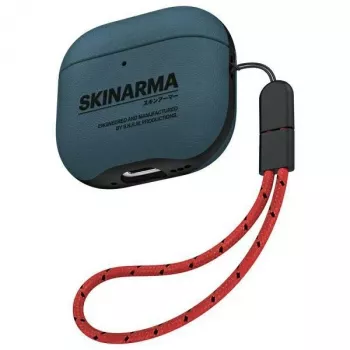 Skinarma Spunk tok AirPods 4-hez, kék