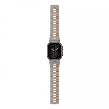 Skinarma Gemini szíj Apple Watch 49/46/45/44 mm-hez, szürke