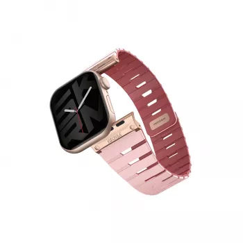Skinarma Gemini szíj Apple Watch 42/41/40 mm-hez, rózsaszín