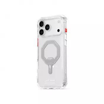SKINARMA Saido mágneses töltéses tok Apple iPhone 17 Pro készülékhez, átlátszó