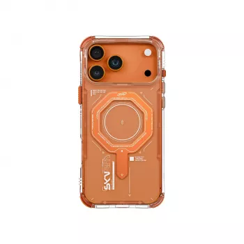 Skinarma Magma mágneses tok Apple iPhone 17 Pro készülékhez - narancssárga