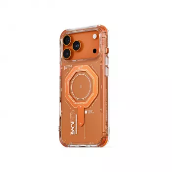 Skinarma Magma mágneses tok Apple iPhone 17 Pro készülékhez - narancssárga