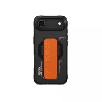 SKINARMA Haxa tok Mag-Charge mágnesgyűrűvel és grip-állvánnyal Apple iPhone Air készülékhez, fekete (SK-2025IP6.6-HAXA-GRA)