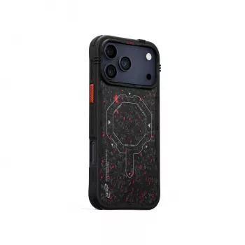 Skinarma Vektor tok iPhone 17 Pro Max készülékhez, mágneses töltéssel, fekete