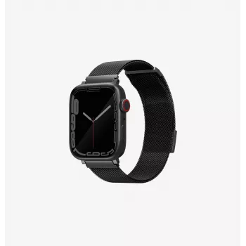 UNIQ Dante Apple Watch szíj, nemesacél, grafit, 38/40/41mm