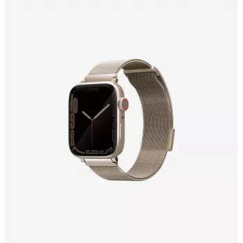 UNIQ Dante Apple Watch szíj, nemesacél, grafit, 38/40/41mm