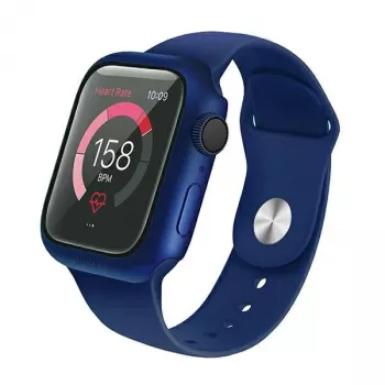 UNIQ Nautic védőtok Apple Watch Series 4/5/6/SE/SE3 40mm-hez, kék