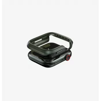 UNIQ Valencia tok Apple Watch Series 4/5/6/7/8/9/SE/SE2/SE3 45/44mm-hez, zöld