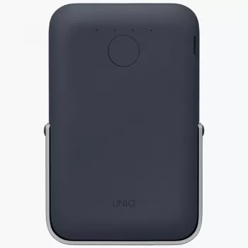 UNIQ Hoveo powerbank 5000mAh USB-C 20W PD gyorstöltés vezeték nélküli mágneses Storm Blue