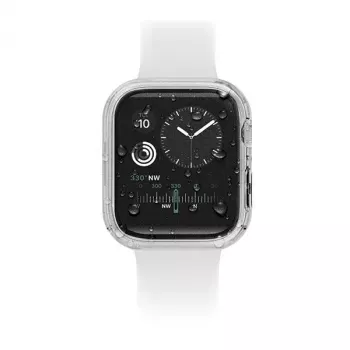 UNIQ Nautic tok Apple Watch Series 7/8/9 41mm-hez, átlátszó/Dove