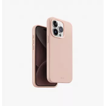 UNIQ Lino Hue MagClick töltőtok Apple iPhone 15 Pro 6,1 inch Blush Pink
