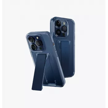 UNIQ Heldro Mount with Stand tok Apple iPhone 15 Pro 6,1 inch Ultramarine Deep Blue