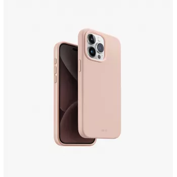 UNIQ Lino Hue tok Apple iPhone 15 Pro Max 6,7 inch MagClick töltés Blush Pink
