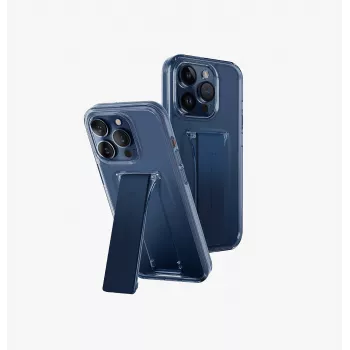 UNIQ Heldro Mount with Stand tok iPhone 15 Pro Max 6,7 inch készülékhez, Ultramarin Deep Blue