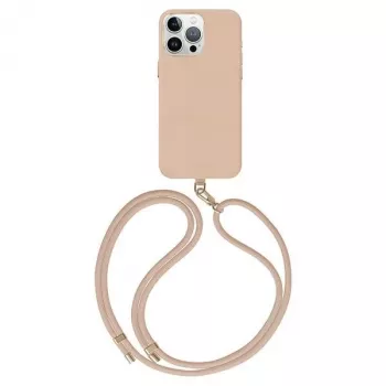 UNIQ Coehl Muse tok Apple iPhone 15 Pro 6,1 inch mágneses töltéssel, Dusty Nude