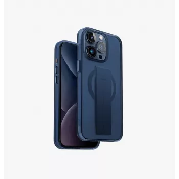 UNIQ Heldro Mag tok iPhone 15 Pro Max 6,7 inch készülékhez, MagClick töltéssel, Ultramarin Tiefblau