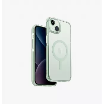 UNIQ Combat tok iPhone 15 Plus / 14 Plus 6,7 inch készülékhez, Maglick töltéssel, Cool Mint