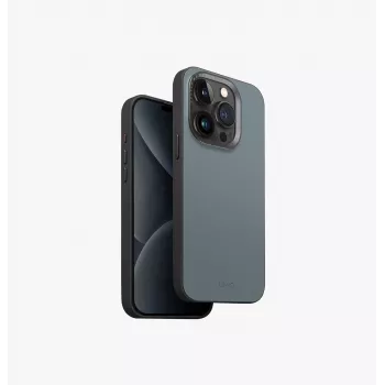 UNIQ Lyden DS MagClick töltőtok iPhone 15 Pro 6,1 inch washed blue-black