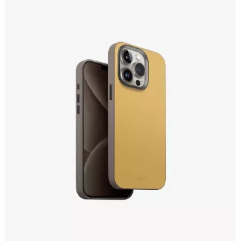 UNIQ Lyden DS MagClick töltőtok iPhone 15 Pro Max 6,7 inch kanárisárga / kovaszürke