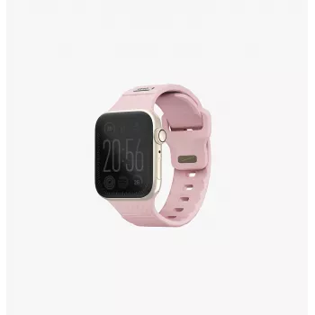 UNIQ Stride Apple Watch szíj 38/40/41mm FKM gumi halványrózsaszín
