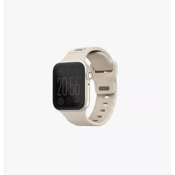 UNIQ Stride Apple Watch szíj Series 1/2/3/4/5/6/7/8/9/SE/SE2/SE3 38/40/41mm FKM gumiszíj khaki/halvány khaki