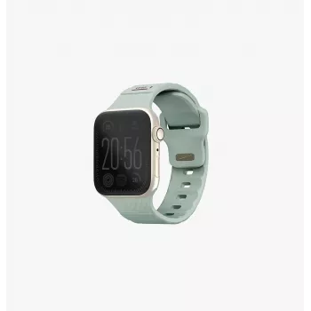 UNIQ Stride Apple Watch Series 1/2/3/4/5/6/7/8/9/SE/SE2/SE3 38/40/41mm FKM gumi szíj Iceplant Green