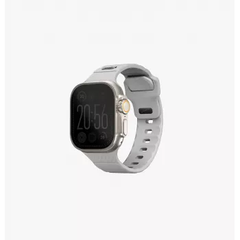 UNIQ Stride Apple Watch szíj 42/44/45/49mm FKM gumi krétszürke