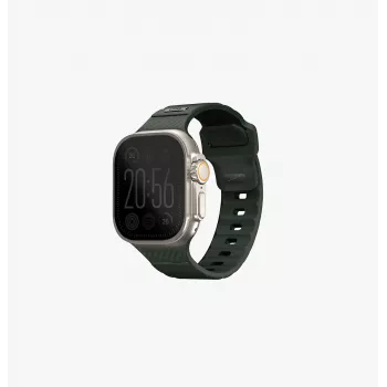 UNIQ Stride Apple Watch szíj 42/44/45/49mm FKM gumi mohazöld