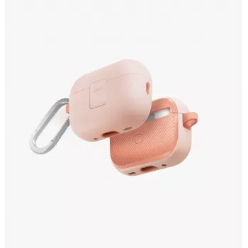 UNIQ Clyde Lock tok AirPods Pro 2-höz (2022/2023) - világosrózsaszín / Crepe Pink