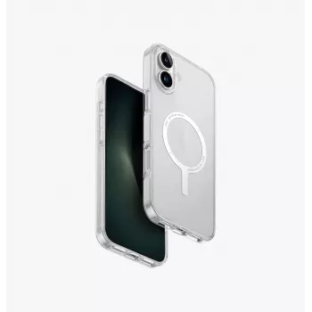UNIQ Clario tok iPhone 16 Plus 6,7 inch Magclick töltéssel Lucent Clear