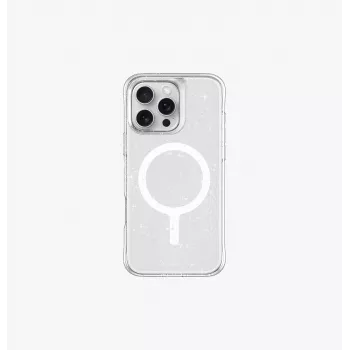 UNIQ LifePro Xtreme Magclick töltésű tok iPhone 16 Pro 6,3 inch átlátszó Tinsel Lucent