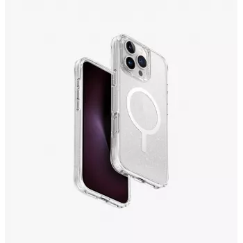 UNIQ LifePro Xtreme tok iPhone 16 Pro Max 6,9 inch MagClick töltéssel átlátszó/Tinsel Lucent