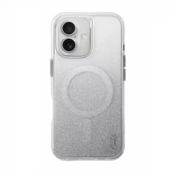 UNIQ Coehl Lumino tok iPhone 16 6,1 inch mágneses töltés csillogó ezüst