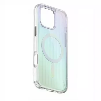 UNIQ Coehl Linear mágneses töltős tok iPhone 16 Pro 6,3 inch Opal/Iridescent