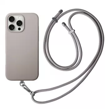 UNIQ Coehl Creme tok iPhone 16 Pro 6,3 inch mágneses töltéssel, taupe szürke