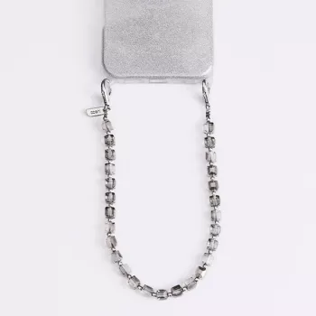 UNIQ Coehl Candy Gem kézszíj Silver Sparkling - univerzális telefonhoz
