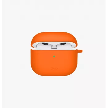 UNIQ Nexo tok AirPods 4 fülakasztóval szilikon fekete
