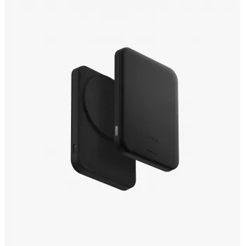 UNIQ Lyden Lexa mágneses power bank 5000mAh PD USB-C MagSafe, fekete