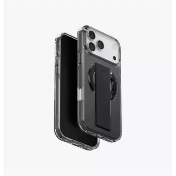 UNIQ Heldro Air MagClick töltőtok iPhone 17 Pro Max-hoz, fekete