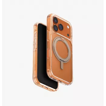 UNIQ Swivix tok iPhone 17 Pro készülékhez 360°-ban forgatható állvánnyal arany