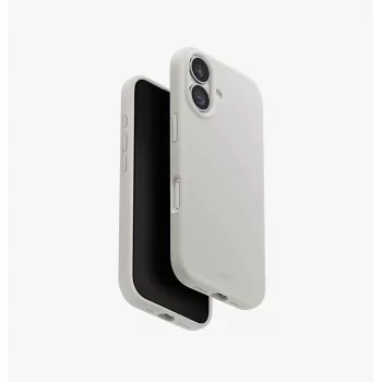 UNIQ Lino MagClick töltőtok Apple iPhone 17-hez, világosszürke, Liquid Silicone