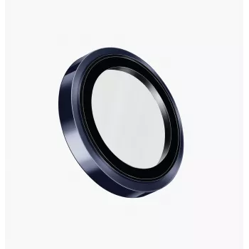 UNIQ Optix Prime kamerlencse-védő iPhone 17 Pro / 17 Pro Max / 15 Pro / 15 Pro Max készülékhez, felhelyezővel - navy blue